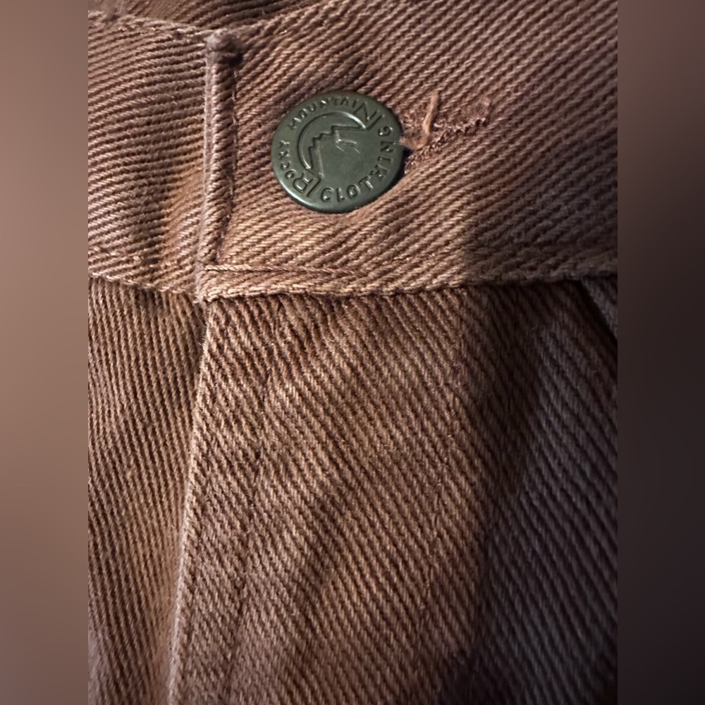 Vintage Rocky Mountain western brown jeans size 7 - Picture 6 of 9